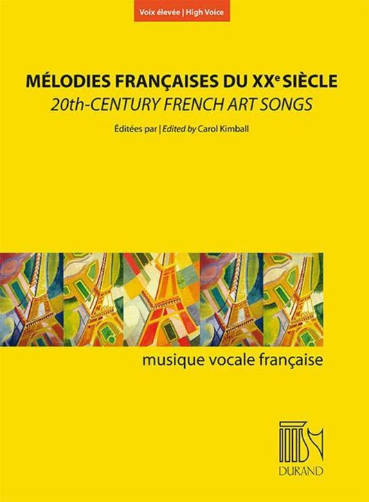 20th Century French Art Songs High (Softcover Book)