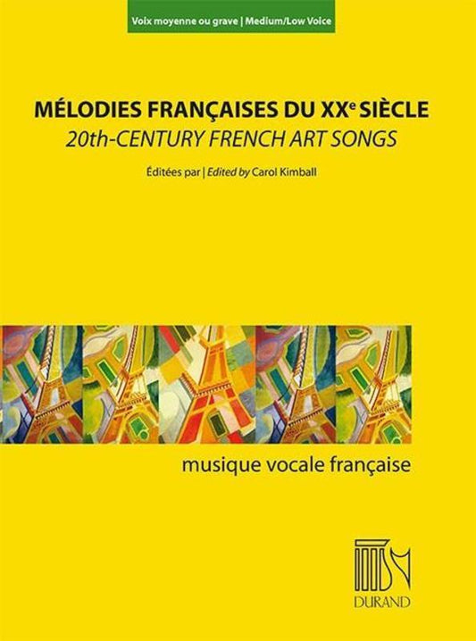 20th Century French Art Songs Med/Low (Softcover Book)