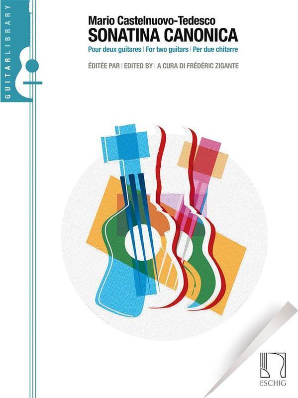 Sonatina Canonica For Two Guitars (Softcover Book)