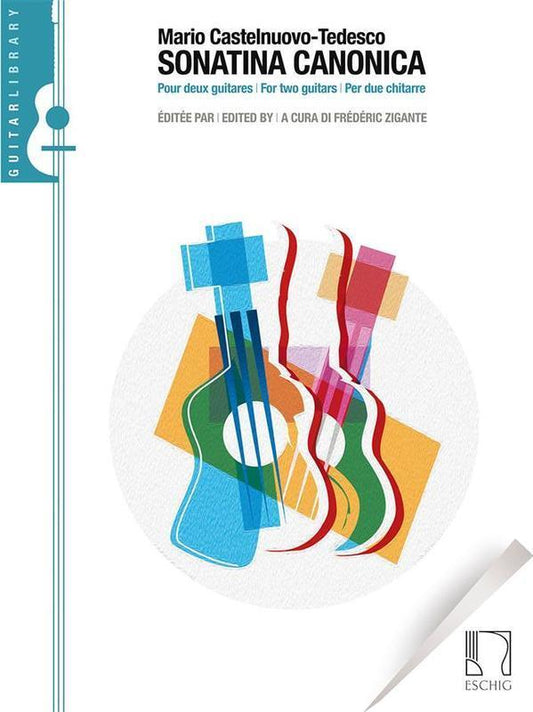 Sonatina Canonica For Two Guitars (Softcover Book)