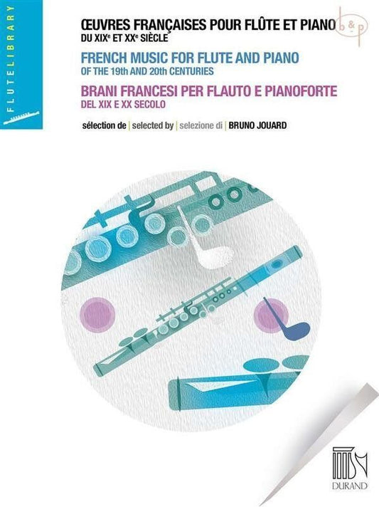 French Music Anthology for Flute and Piano - 120 Pages, Durand Editions Musicales