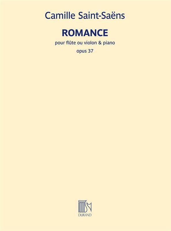Saint-Saens - Romance Op 37 Flute Or Violin/Piano (Softcover Book)
