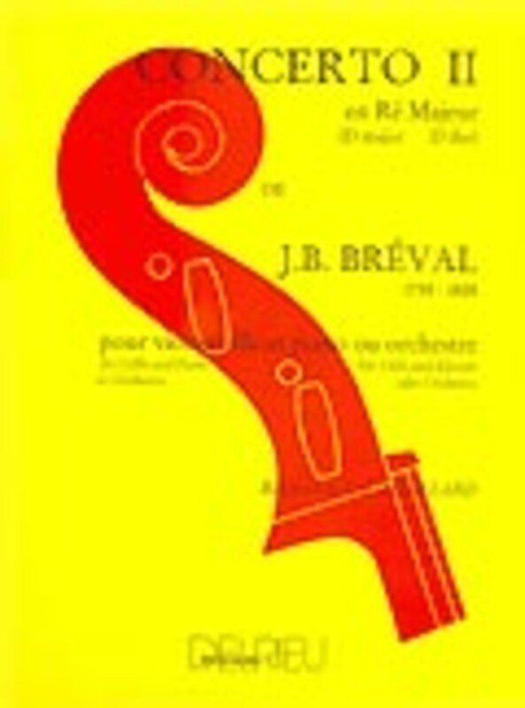 Breval - Concerto No. 2 in D for Cello and Piano