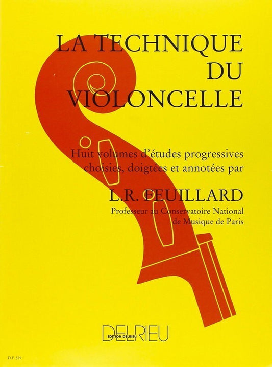 Feuillard - Technique Of Cello Vol 8 (Softcover Book)