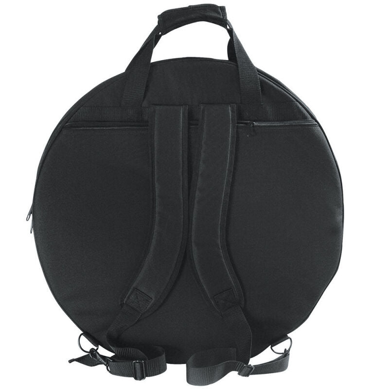 On-Stage CB3500 Backpack Cymbal Bag for 22" Cymbals, Black, Weather-Resistant, Padded Interior, Felt Dividers, Adjustable Straps — view 2