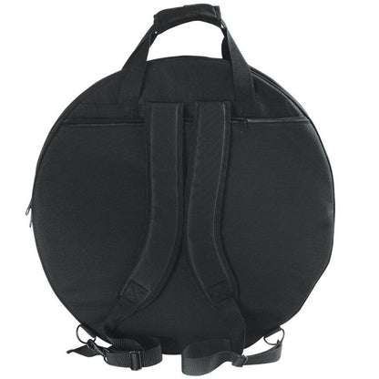 On-Stage CB3500 Backpack Cymbal Bag for 22" Cymbals, Black, Weather-Resistant, Padded Interior, Felt Dividers, Adjustable Straps — view 2