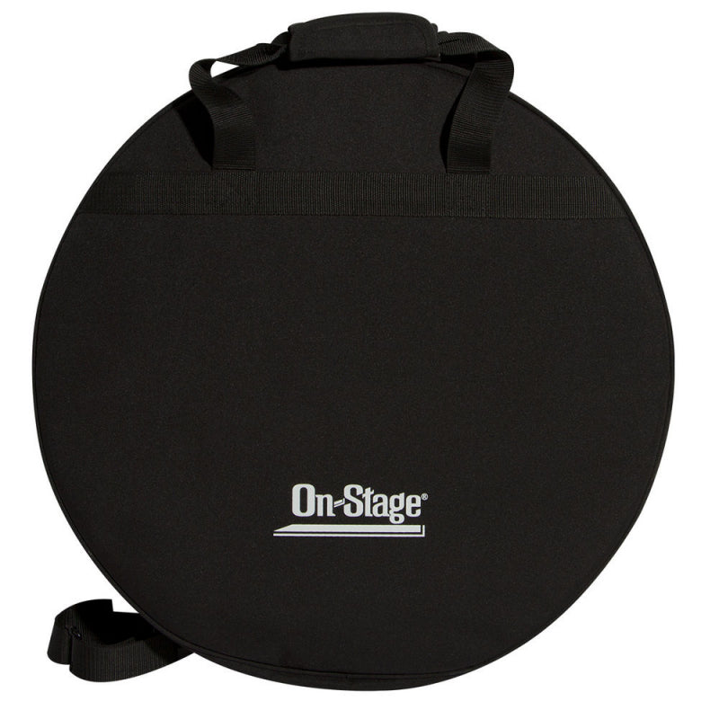 On-Stage CB3500 Backpack Cymbal Bag for 22" Cymbals, Black, Weather-Resistant, Padded Interior, Felt Dividers, Adjustable Straps