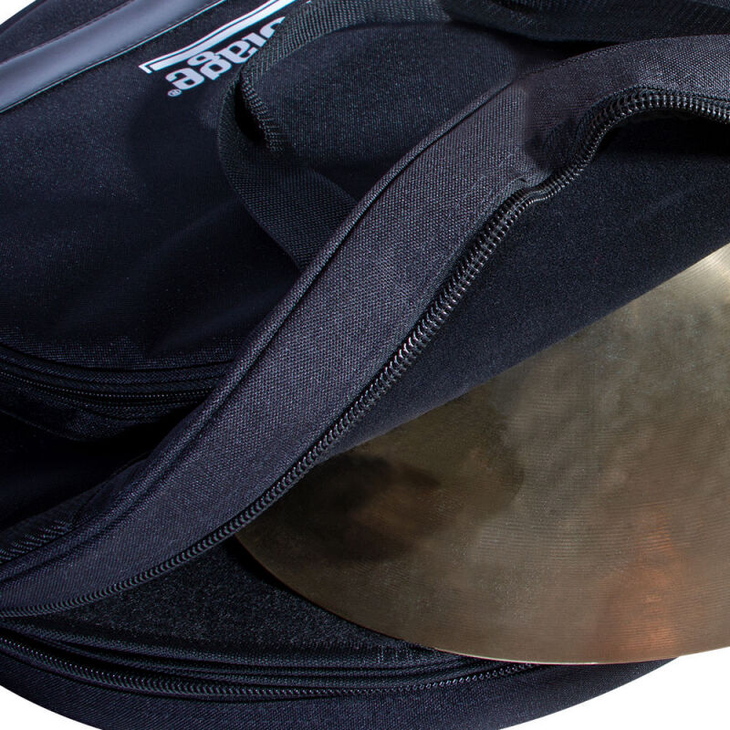 On-Stage CB3500 Backpack Cymbal Bag for 22" Cymbals, Black, Weather-Resistant, Padded Interior, Felt Dividers, Adjustable Straps — view 3