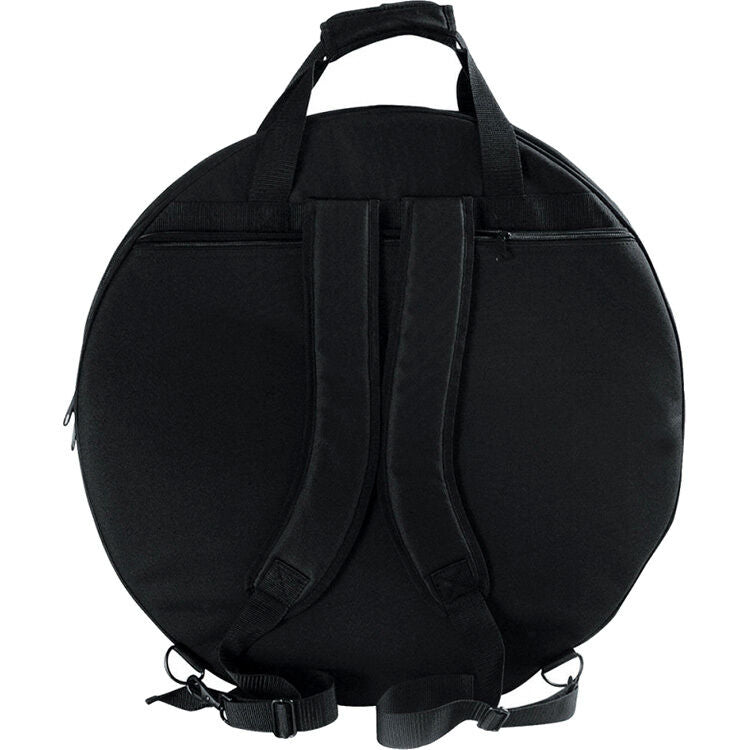 On-Stage CB4000 Deluxe Backpack Cymbal Bag Black, Holds 4x 22" & 2x 15" Cymbals, Weather-Resistant, Includes Felt Separators, Adjustable Straps — view 2