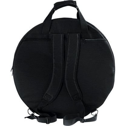 On-Stage CB4000 Deluxe Backpack Cymbal Bag Black, Holds 4x 22" & 2x 15" Cymbals, Weather-Resistant, Includes Felt Separators, Adjustable Straps — view 2