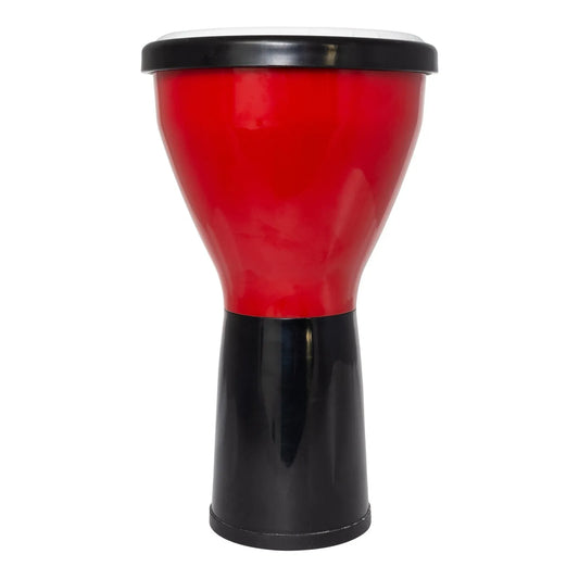 Drumfire 8" Kids Djembe with Synthetic Head and Gig Bag - Red/Black