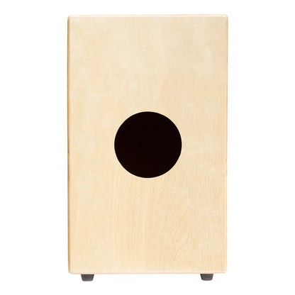 Drumfire Ebenaceae Front Wooden Cajon with Gig Bag - Rugged Marine Ply, Inner Snare Wires, Bass Port, Anti-Slip Rubber Feet, 495mm Height — view 3