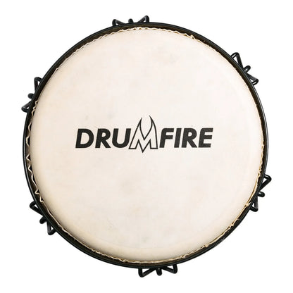 Drumfire 10" Tuneable Djembe with Natural Hide Head and Gig Bag — view 3