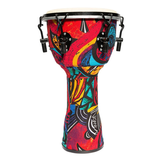 Drumfire 10" Tuneable Synthetic Head Djembe with Gig Bag