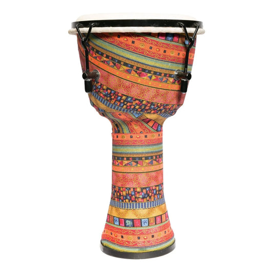 Drumfire 8" Tuneable Djembe with Natural Hide Head and Gig Bag