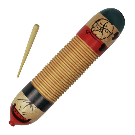 Drumfire DFP-GTS-35-MUC Traditional Wooden Guiro with Striker