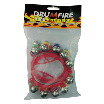 Drumfire DFP-HBG10-RED Junior Hand Bells Set - 10 Bells on ABS Frame — view 2