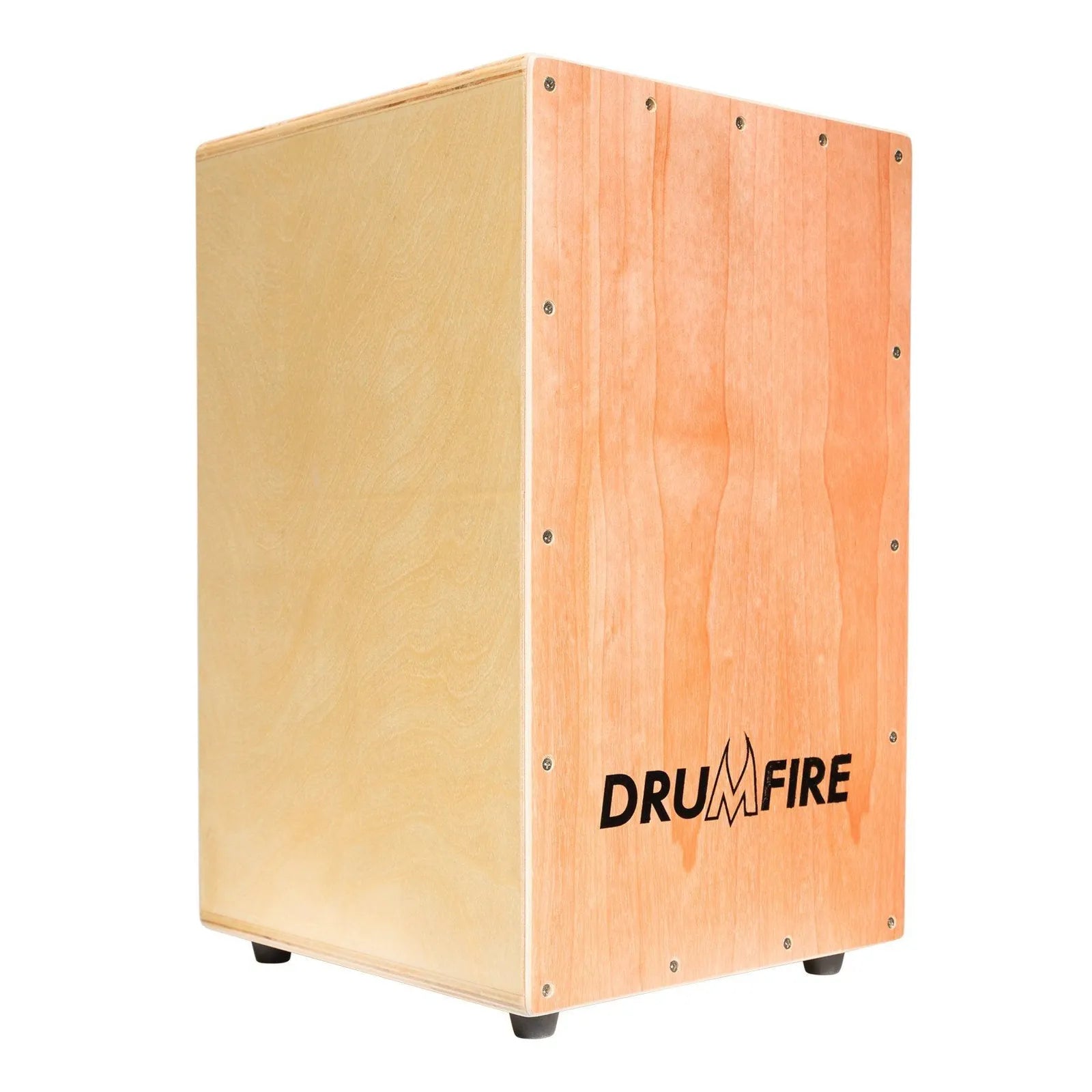 Drumfire Cherry Wood Front Cajon with Gig Bag - 495mm Height, 295mm Width, 317mm Depth, 4kg Weight, Rugged Marine Ply Construction — view 2