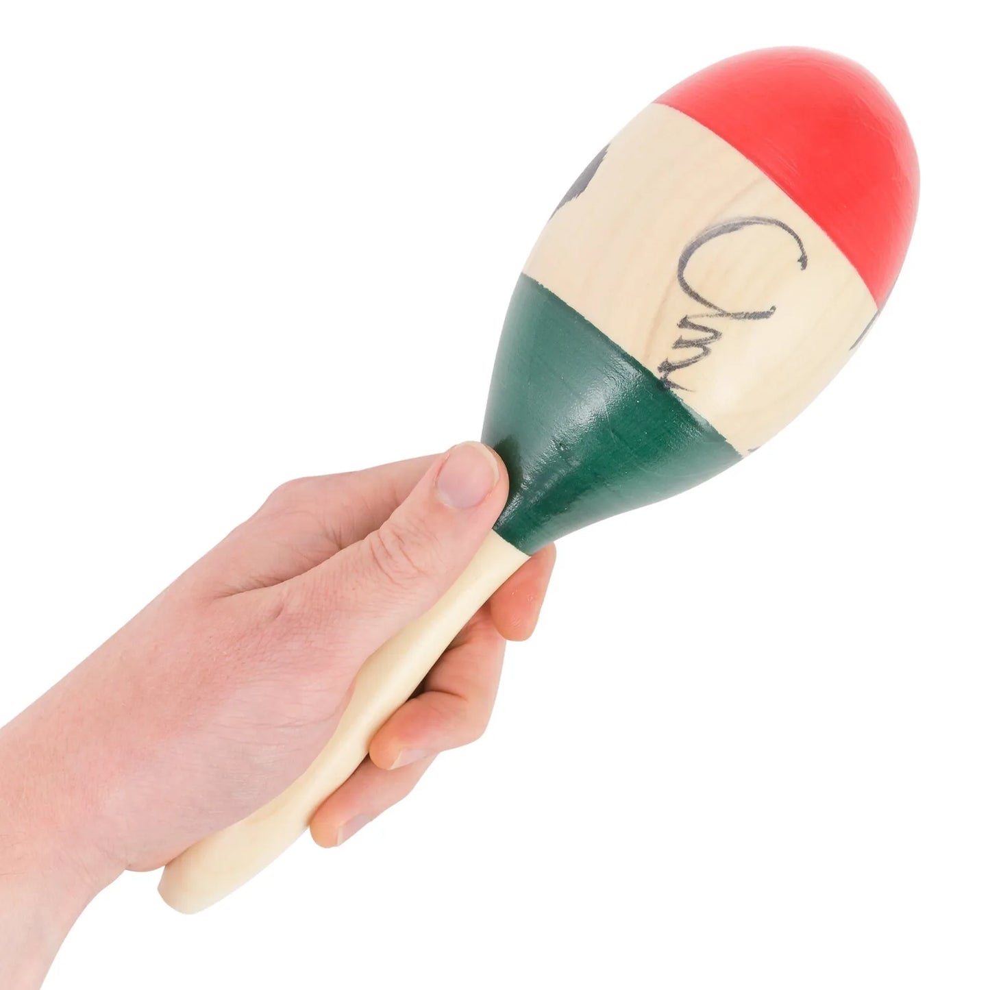Drumfire DFP-MA16-STR Wooden Maracas - Striped Pattern, 1 Pair — view 2