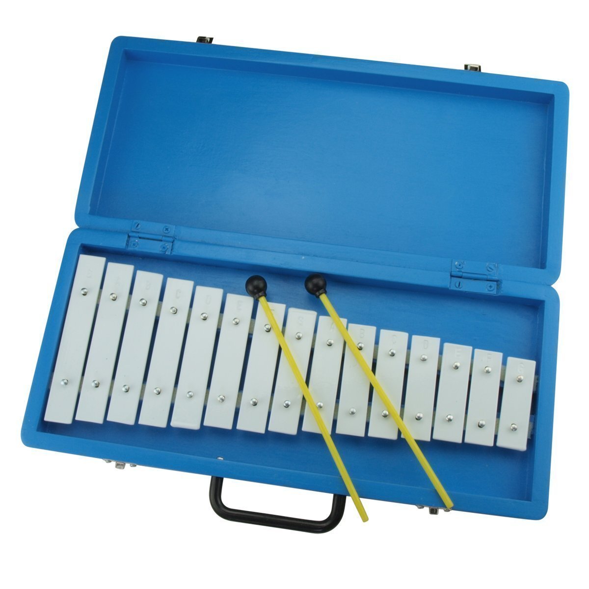 Drumfire Metallophone in Wooden Case