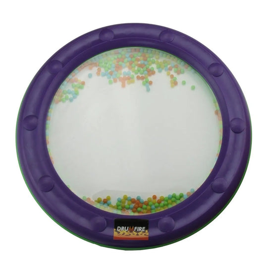 Drumfire DFP-POD10-PUR 10" Ocean Drum with Coloured Beads