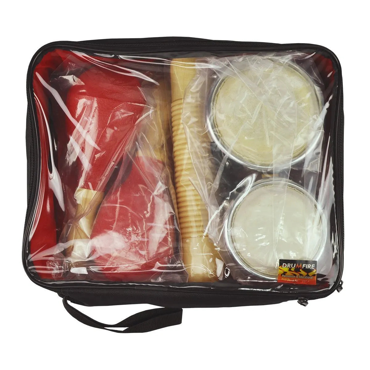 Drumfire DFP-PP2-PLA 3-Piece Hand Percussion & Bongo Set with Carry Bag — view 3