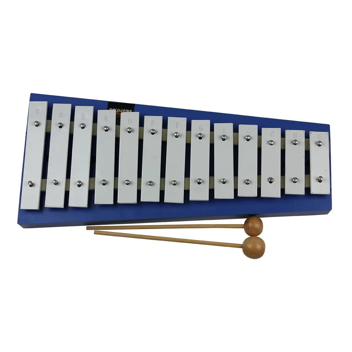 Drumfire 17-Piece Hand Percussion Set with Carry Case - Includes Tambourine, Maracas, Castanets, Cymbals, and More — view 2