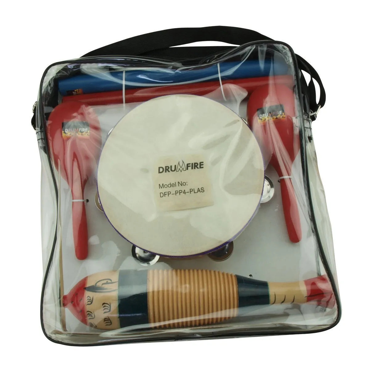 Drumfire DFP-PP4-PLA 4-Piece Hand Percussion Set with Carry Bag — view 2