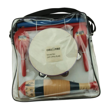 Drumfire DFP-PP4-PLA 4-Piece Hand Percussion Set with Carry Bag — view 2