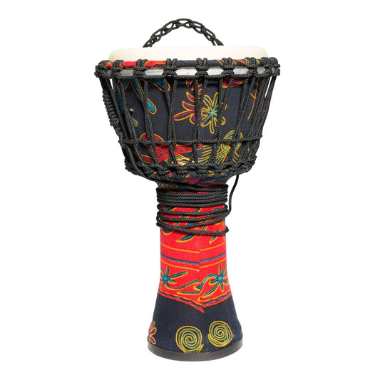 Drumfire 8" Synthetic Head Rope Djembe with Gig Bag