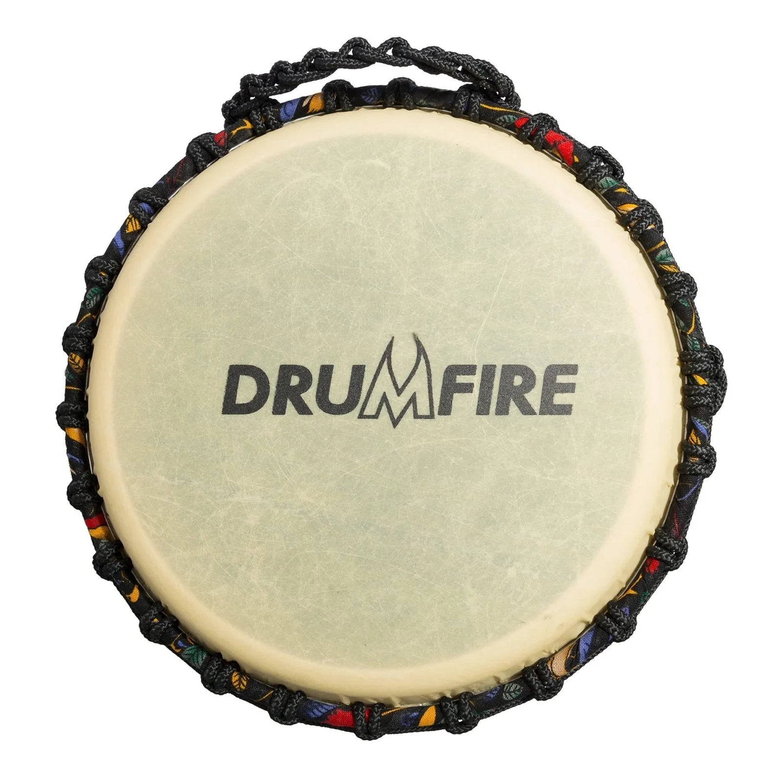 Drumfire 8" Synthetic Head Rope Djembe with Gig Bag - Multicolour — view 3