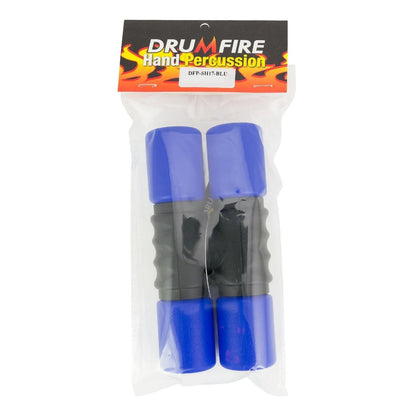 Drumfire ABS Double Shaker - Blue, Lightweight, Durable, Impact Resistant, 169mm x 42mm x 42mm, 0.2 kg — view 4