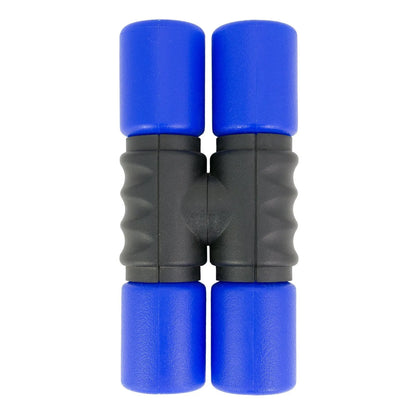 Drumfire ABS Double Shaker - Blue, Lightweight, Durable, Impact Resistant, 169mm x 42mm x 42mm, 0.2 kg — view 3