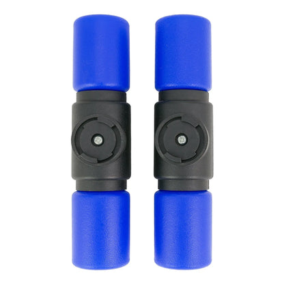 Drumfire ABS Double Shaker - Blue, Lightweight, Durable, Impact Resistant, 169mm x 42mm x 42mm, 0.2 kg — view 2