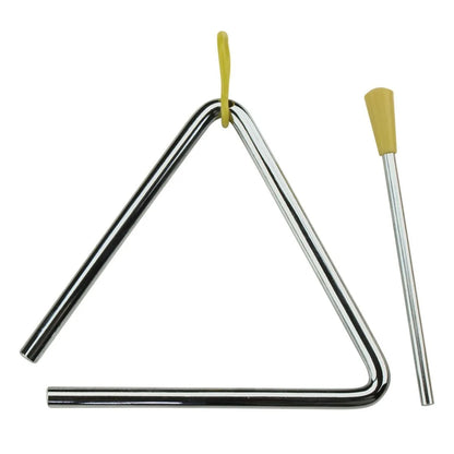 Drumfire DFP-T7-CHR 7" Metal Triangle with Striker and Rubber Holder