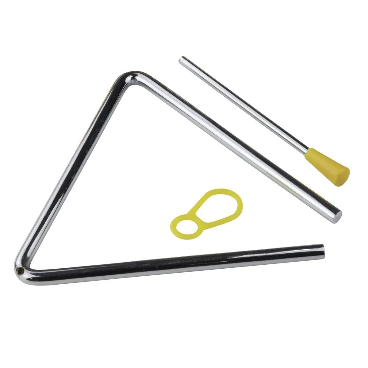Drumfire DFP-T7-CHR 7" Metal Triangle with Striker and Rubber Holder — view 2