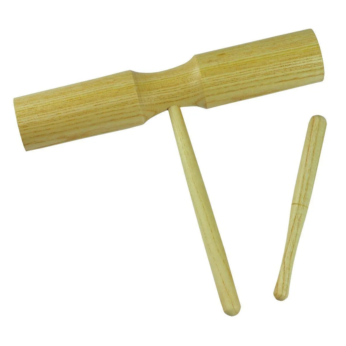 Drumfire DFP-TB5-NGL Double-Ended Tone Block with Wooden Beater & Holder, 25cm