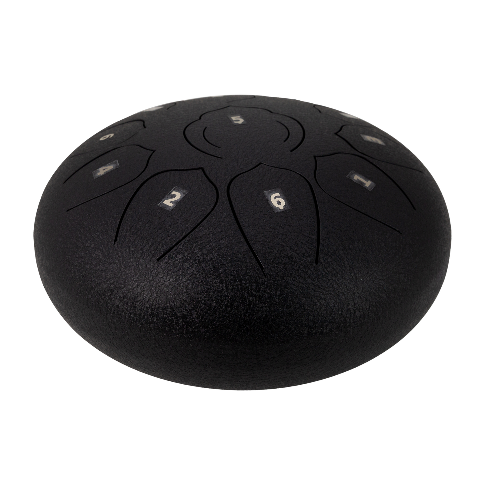 Drumfire 10" 11 Note Tongue Drum with Case - Black