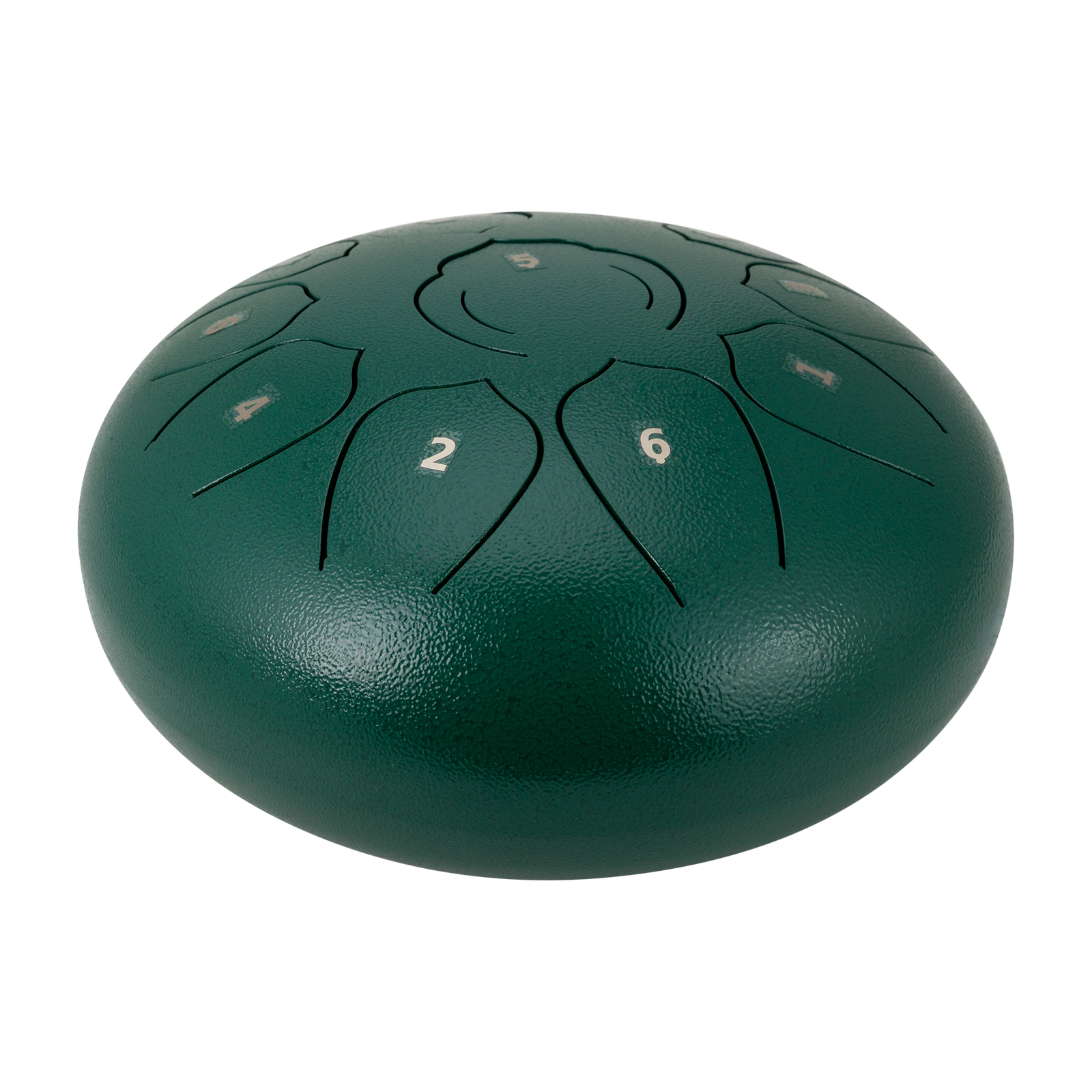 Drumfire 10" 11 Note Tongue Drum with Case - Green