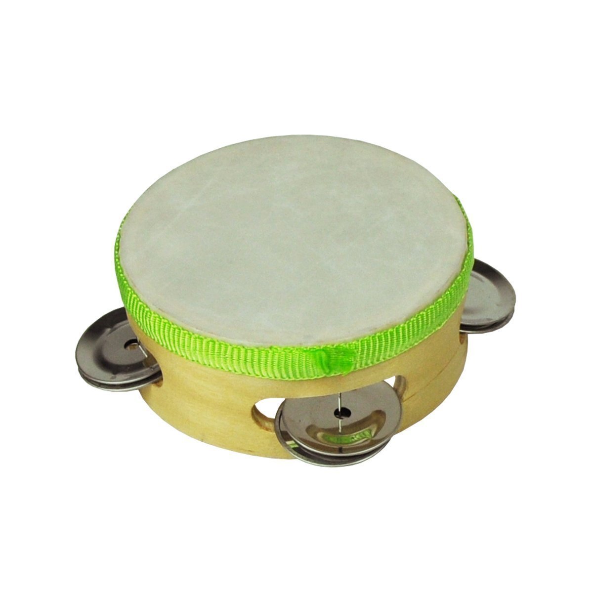 Drumfire 4" Headed Wooden Tambourine
