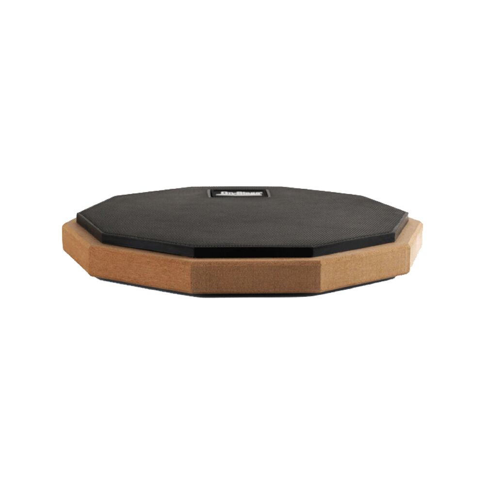 On Stage 8" Hexagonal Drum Practice Pad - Grey Rubber Surface with M6 Mount — view 3