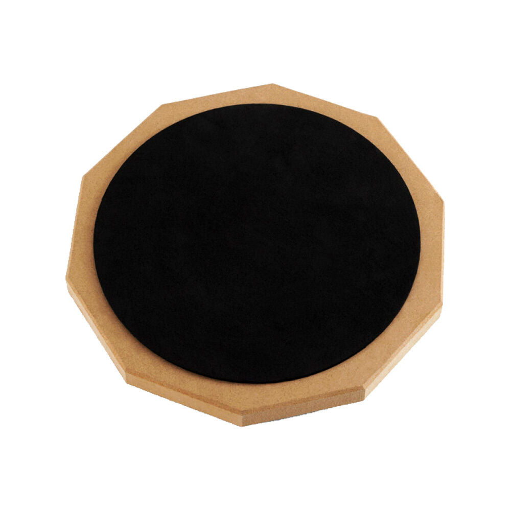 On Stage 8" Hexagonal Drum Practice Pad - Grey Rubber Surface with M6 Mount — view 5