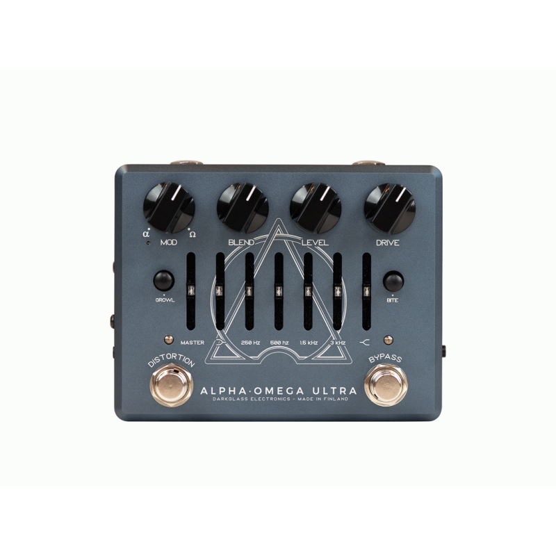 Darkglass Alpha Omega Ultra Bass Preamp Pedal with Aux Input
