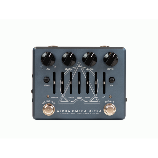 Darkglass Alpha Omega Ultra Bass Preamp Pedal with Aux Input
