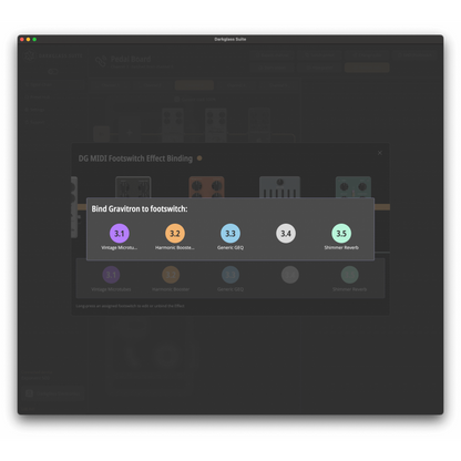 Darkglass DGMF MIDI Footswitch with Customizable Commands and Flexible Power Options — view 2