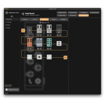 Darkglass DGMF MIDI Footswitch with Customizable Commands and Flexible Power Options — view 4
