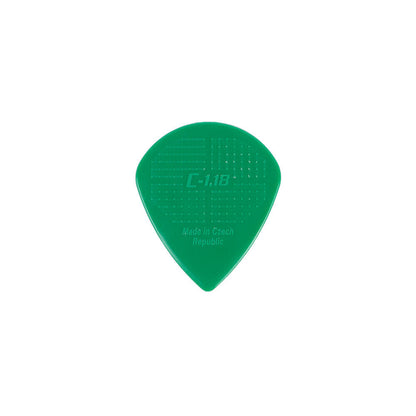 Janicek D-Grip Jazz-C Series Dark Green Guitar Picks 1.18mm - 36 Pack — view 2