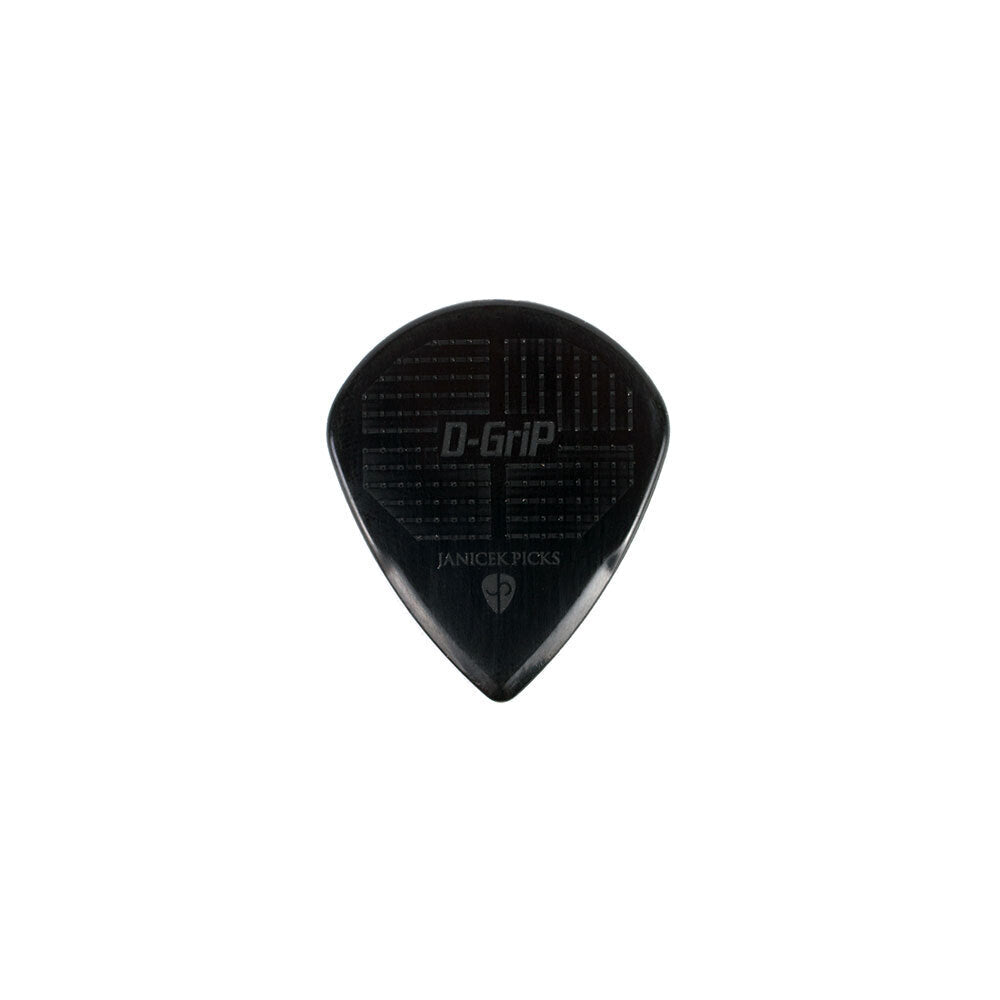 Janicek D-Grip Jazz-C Series Guitar Picks in Black (1.40mm) - 36 Pack