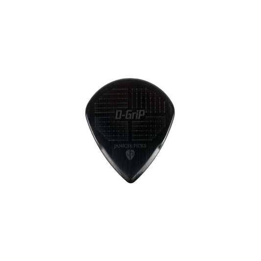 Janicek D-Grip Jazz-C Series Guitar Picks in Black (1.40mm) - 36 Pack