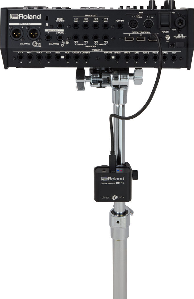 ROLAND DH-10 Drumlink Hub - Wireless Trigger Support for V-Drums, Compatible with TD-50X, TD-27, and SPD-SX PRO, Multi-Adapter Functionality — view 6